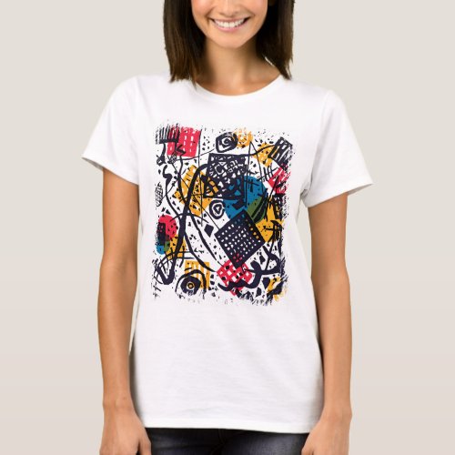 Wassily Kandinsky _ Small Worlds V Abstract Art T_Shirt