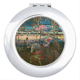 Wassily Kandinsky The Riding Couple Russian Art Compact Mirror