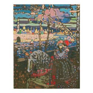 Wassily Kandinsky The Riding Couple Russian Art Faux Canvas Print