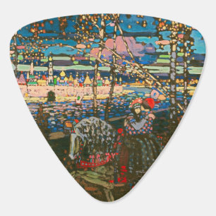 Wassily Kandinsky The Riding Couple Russian Art Guitar Pick