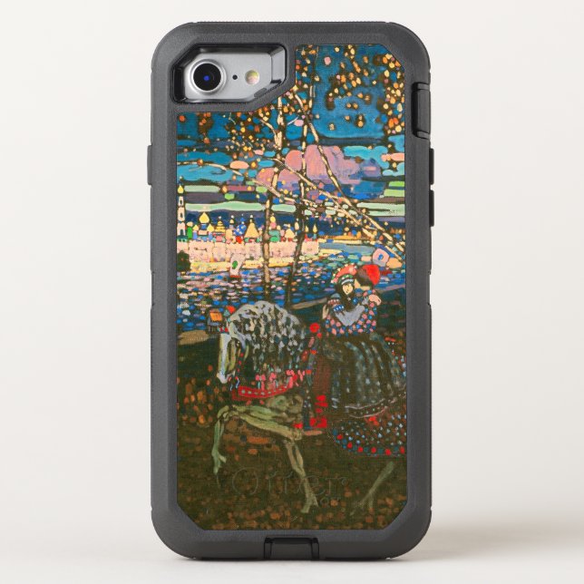 Wassily Kandinsky The Riding Couple Russian Art Otterbox iPhone Case (Back)