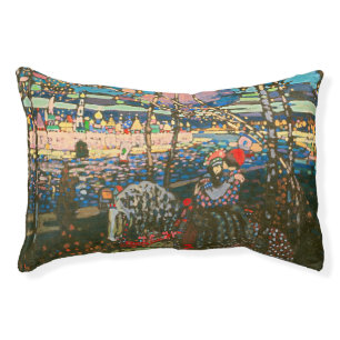 Wassily Kandinsky The Riding Couple Russian Art Pet Bed