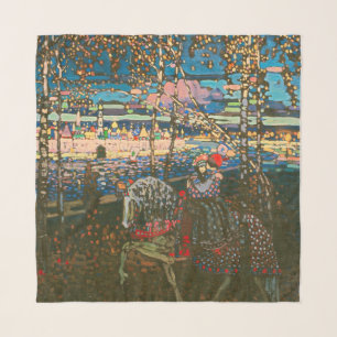 Wassily Kandinsky The Riding Couple Russian Art Scarf