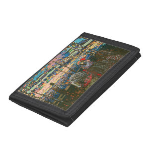 Wassily Kandinsky The Riding Couple Russian Art Tri-fold Wallet
