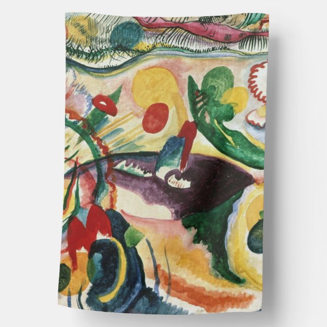 Wassily Kandinsky Theme of the Last Judgement House Flag (Front)