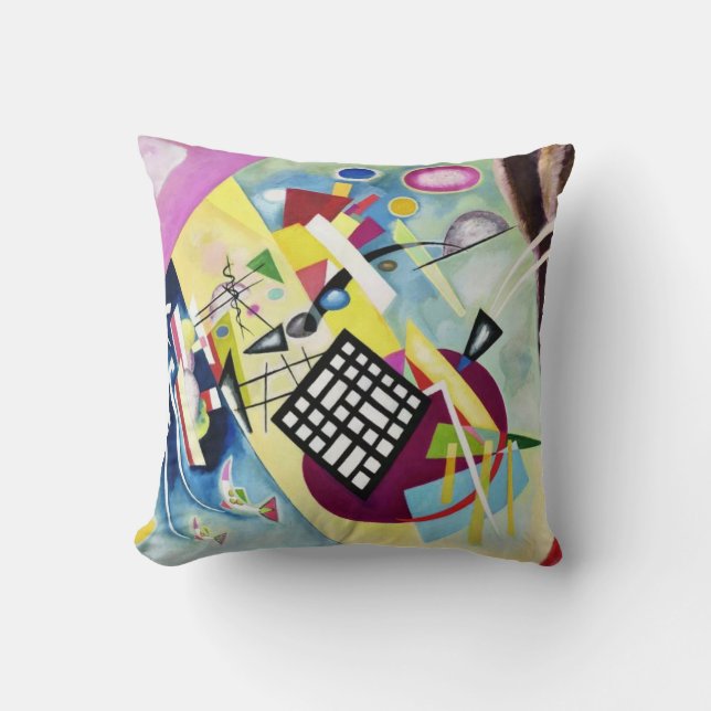 Wassily Kandinsky Throw Pillow (Front)