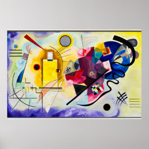 Wassily Kandinsky: Yellow-Red-Blue Poster