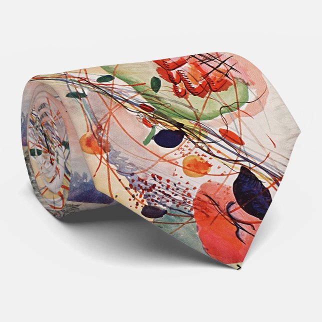 Wassily Kandinsky's Aquarell Neck Tie (Rolled)