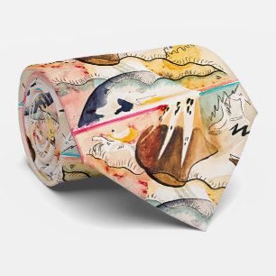 Wassily Kandinsky's Rain Landscape Neck Tie