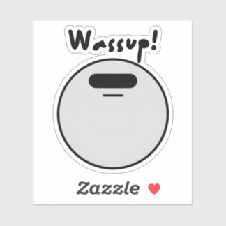 Wassup! - Playful and Joyful Expression Sticker