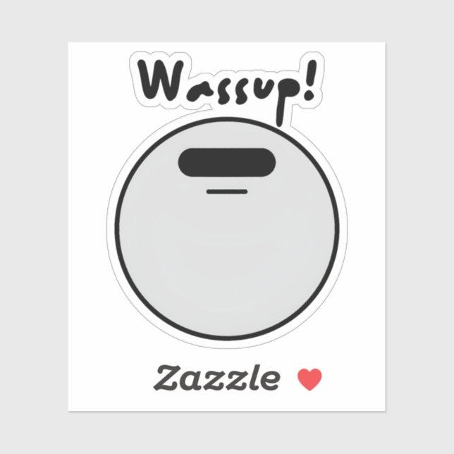 Wassup! - Playful and Joyful Expression Sticker (Sheet)