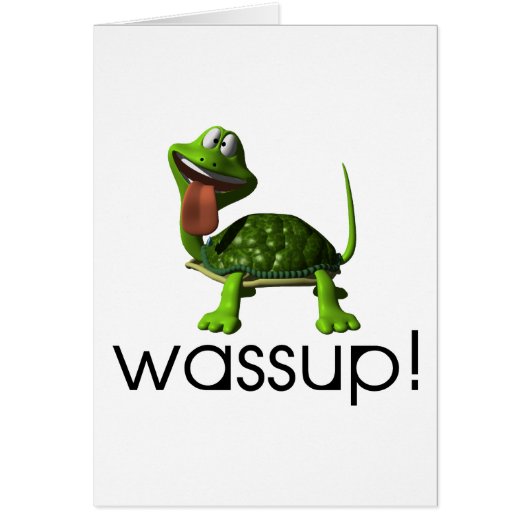 Wassup Turtle Cards (Front)