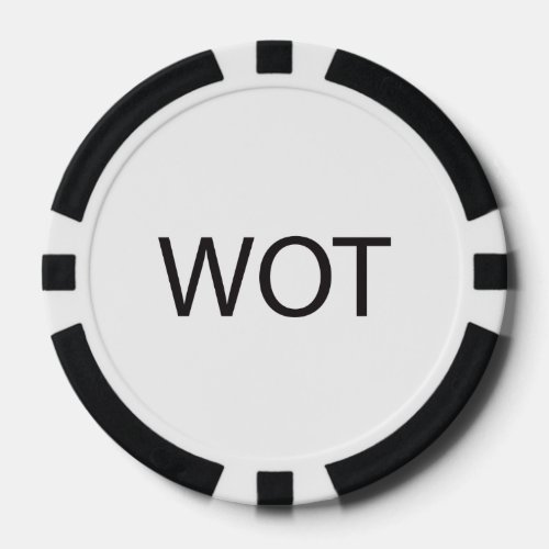 Waste Of Time or_ it means whatai Poker Chips