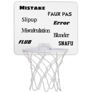 Wastebasket Mini Basketball Hoop