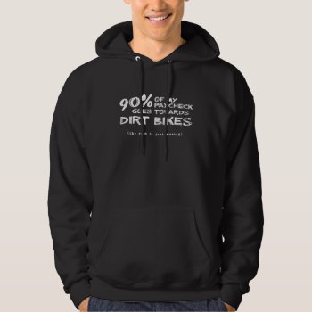 Wasted Money Dirt Bike Motocross T-shirt Hoodie by allanGEE at Zazzle