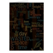 Wasted Words Collage (Front)