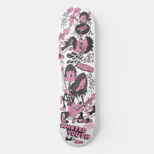 Wasted Youth Skateboard Deck (Front)