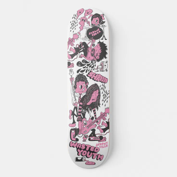 Wasted Youth Skateboard Deck | Zazzle