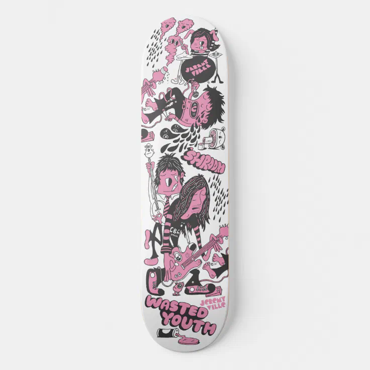 赤字超特価 Wasted Youth SKATEBOARD WY ROSE 8 BLUE 2023即納