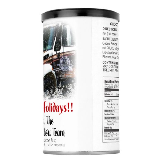 Wastemasters Hot Cocoa Chocolate Drink Mix (Right)