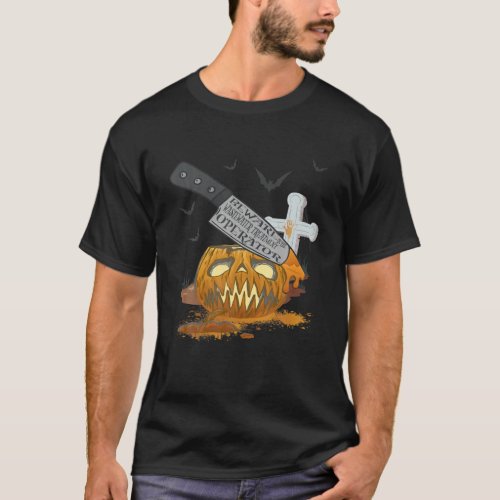 Wastewater Treatment Operator Funny Halloween Part T_Shirt