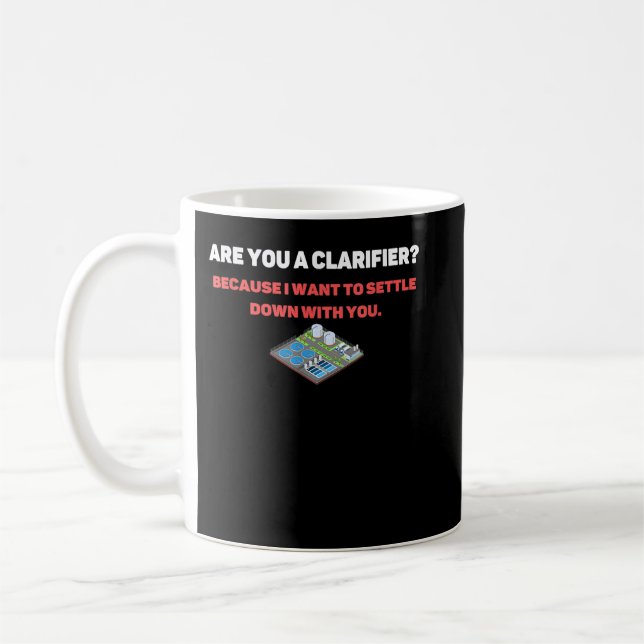 Wastewater Valentine's Day Humor Coffee Mug (Left)