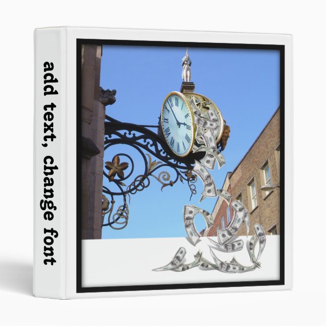 Wasting Time & Money Binder (Front/Spine)