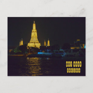 Wat Arun at Night Postcard