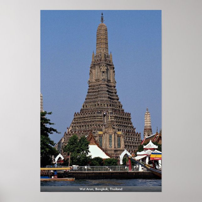 Wat Arun, Bangkok, Thailand Poster (Front)
