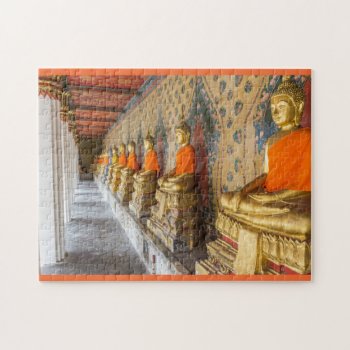 Wat Arun Temple Of Dawn Bangkok Thailand Jigsaw Puzzle by Flissitations at Zazzle