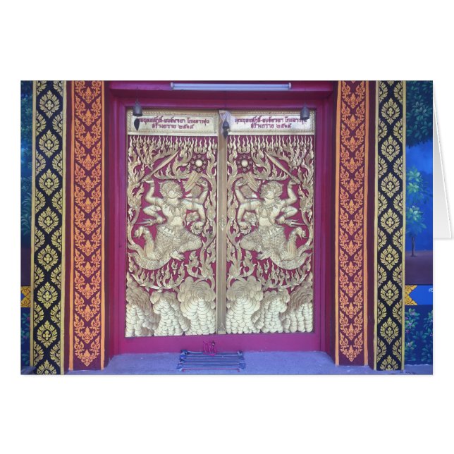 Wat Entrance in Chiang Mai, Thailand (Front Horizontal)