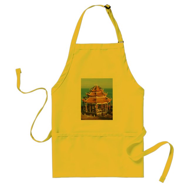 Wat Koh Loi ... Sriracha, Chonburi, Thailand Adult Apron (Front)