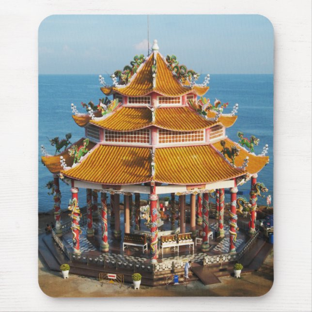 Wat Koh Loi ... Sriracha, Chonburi, Thailand Mouse Pad (Front)