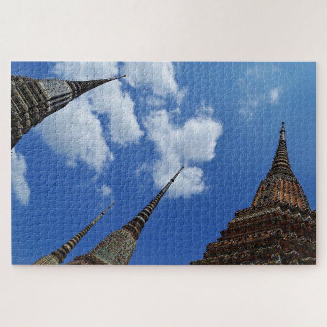 Wat Pho - Look Up Jigsaw Puzzle (Horizontal)