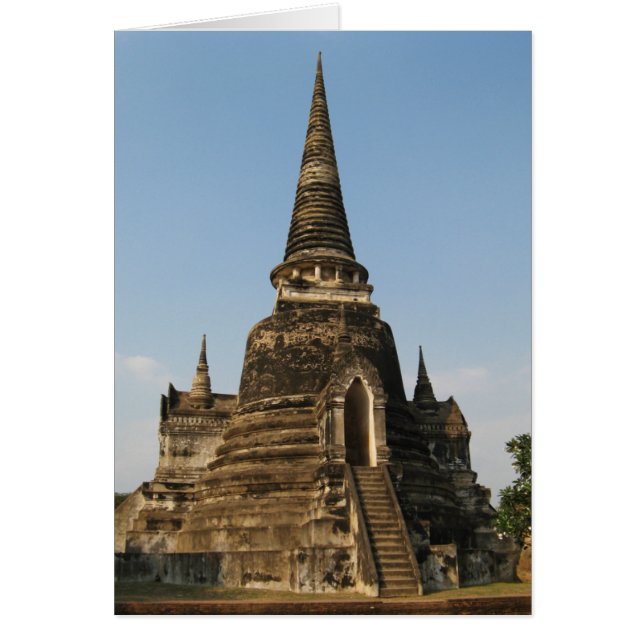 Wat Phra Si Sanphet ... Ayutthaya, Thailand Card (Front)