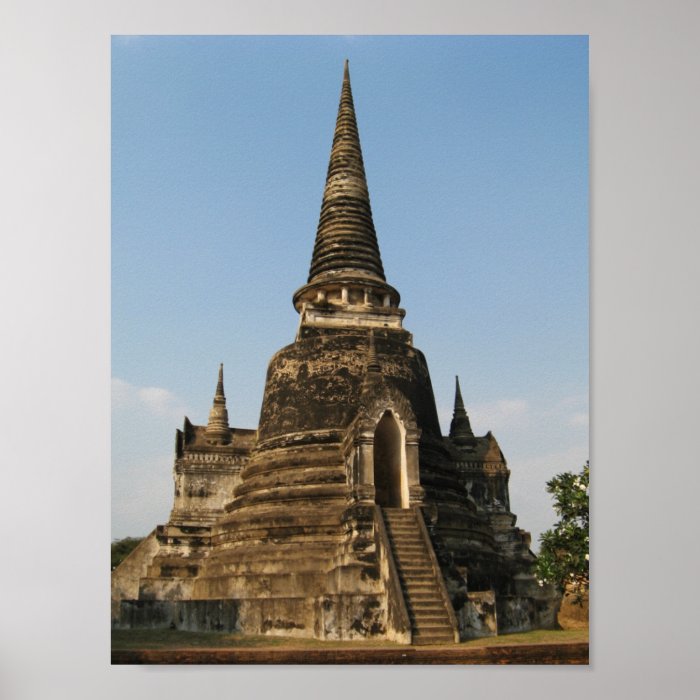 Wat Phra Si SanphetAyutthaya, Thailand Poster