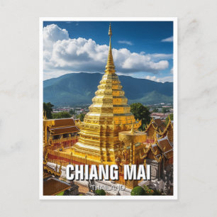 Wat Phrathat Doi Suthep Chiang Mai Thailand Postcard