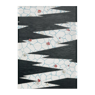 Watanabe Seitei Flowers on a Footpath Acrylic Print