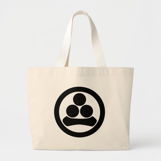 Watanabe star in circle large tote bag (Front)