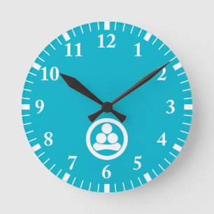 Watanabe star in circle round clock