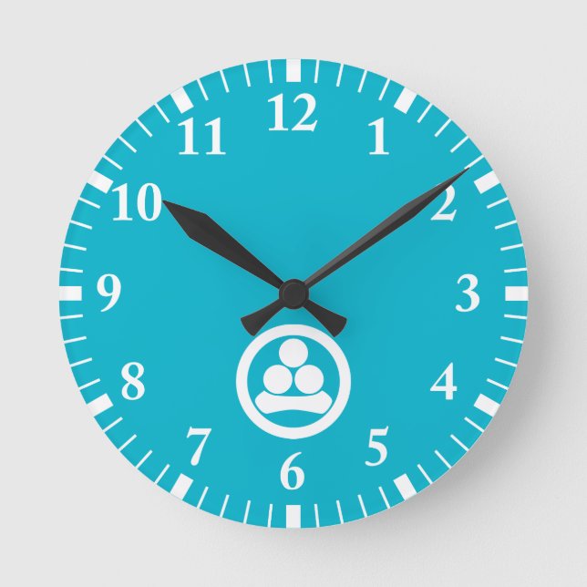 Watanabe star in circle round clock (Front)