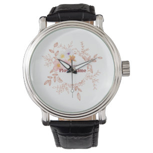 Watch   Botanical Flower Time Wrist Watch
