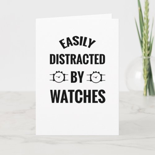 Watch Collector  Watch Lover Watch Collecting Card