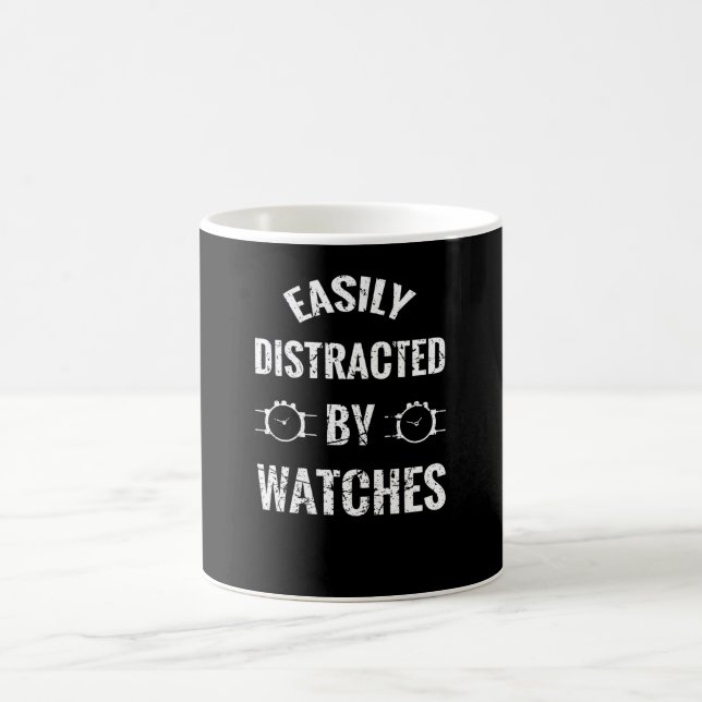 Watch Collector | Watch Lover Watch Collecting Coffee Mug (Center)