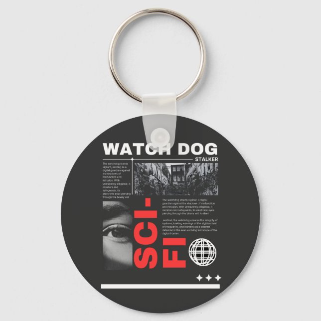 Watch Dogs Throw Pillow  Keychain (Front)