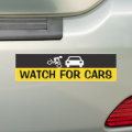WATCH FOR CARS BUMPER STICKER | Zazzle