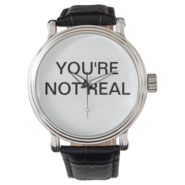 watch for making people think they don't exist (Front)