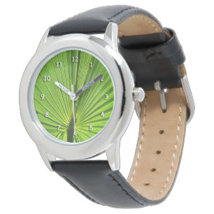 Watch - Green Leaf in Sunlight