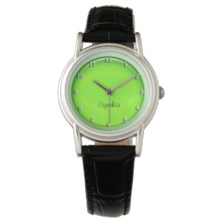 Watch - Green Orb with Name