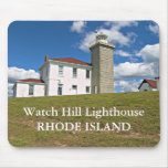 Watch Hill Lighthouse, Rhode Island Mousepad at Zazzle